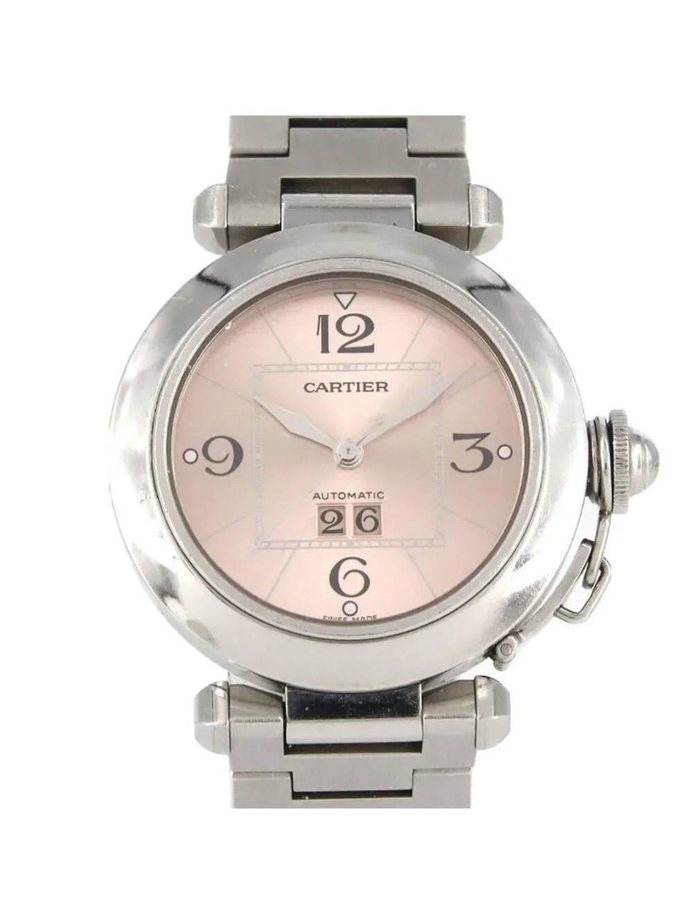 Cartier Pasha C Grande Date SS Automatic Watch